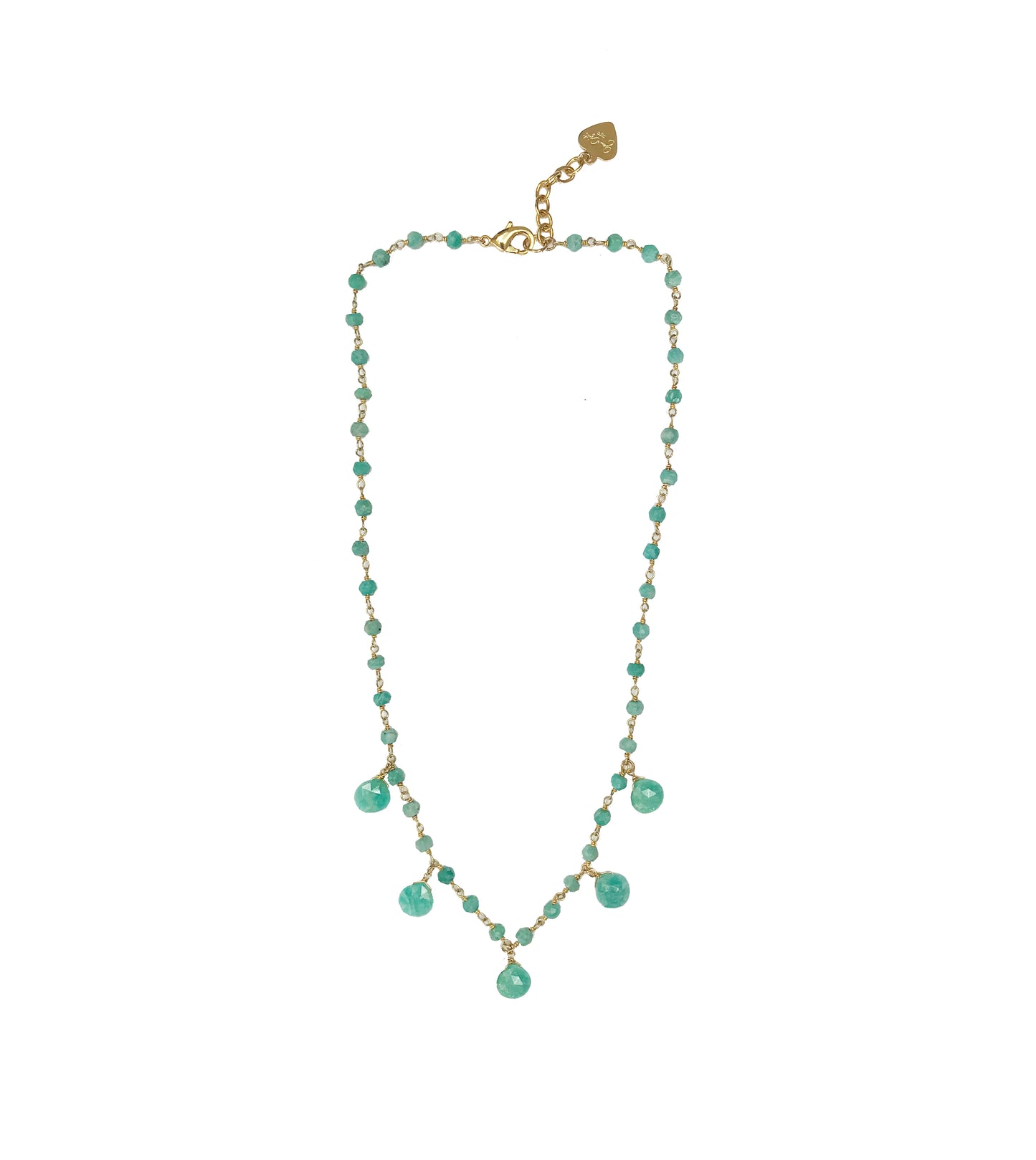The Isla - Amazonite Vermeil Necklace