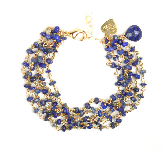 Neela Veil-Lapis Lazuli Bracelet